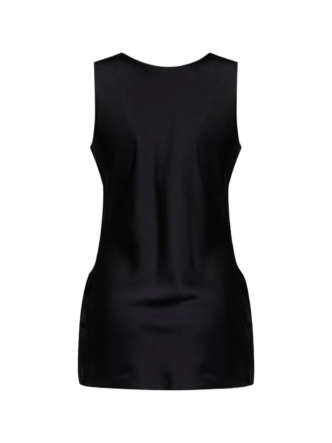 Top Draped Satin Black sold by Lord & Taylor product image thumbnail 2