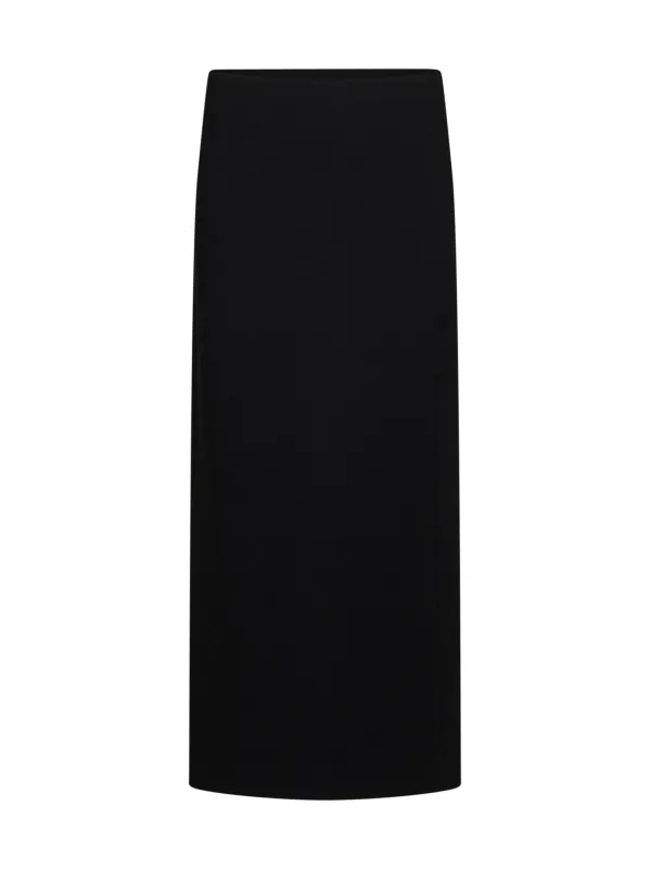 Skirt Lyle Japanese Crepe Black made by KHAITE