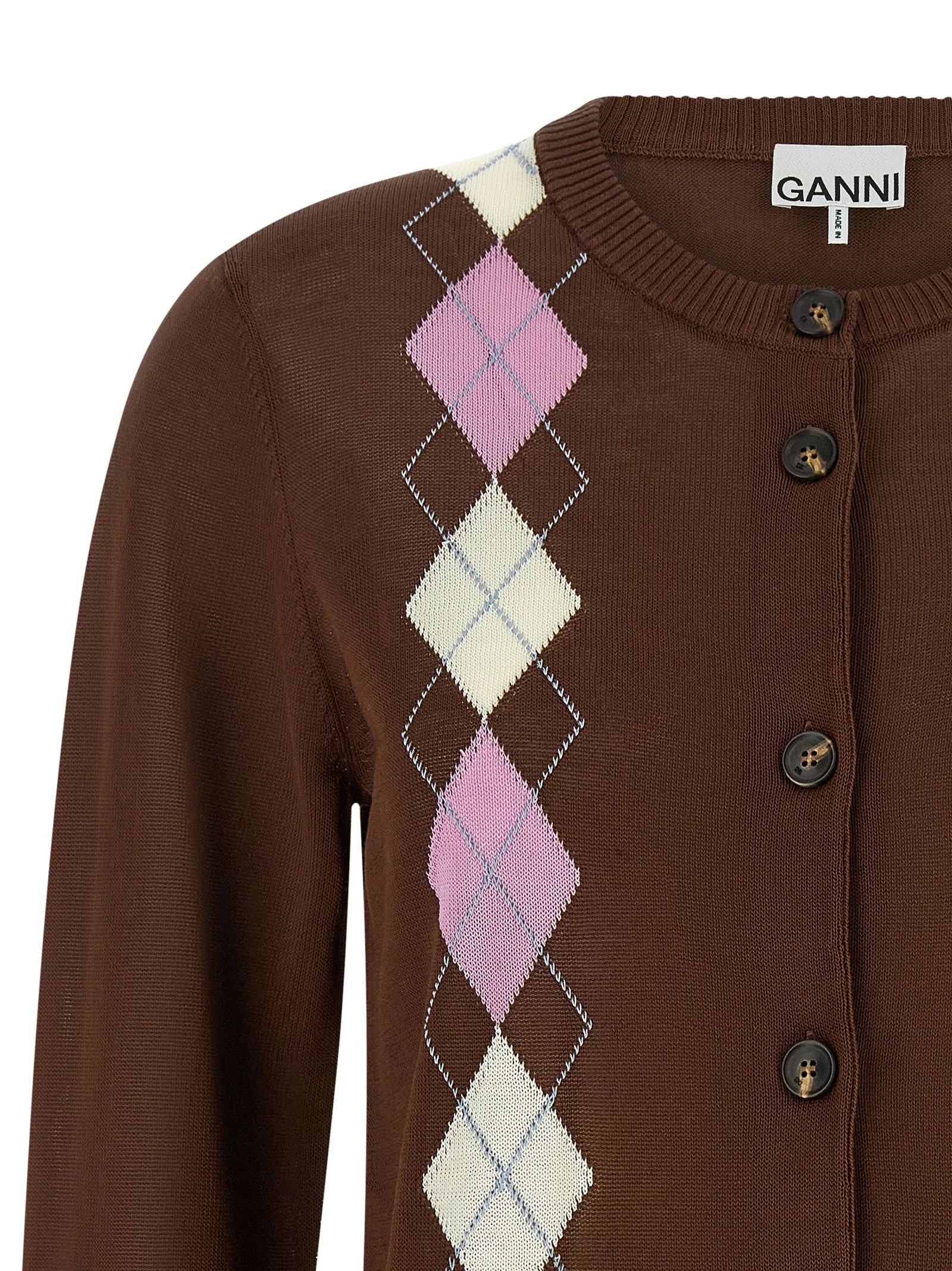 'Argyle' cardigan sold by Lord & Taylor product image thumbnail 3
