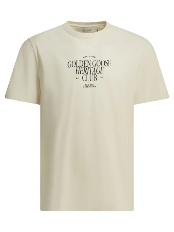 "Journey" crew-neck T-shirt made by Golden Goose
