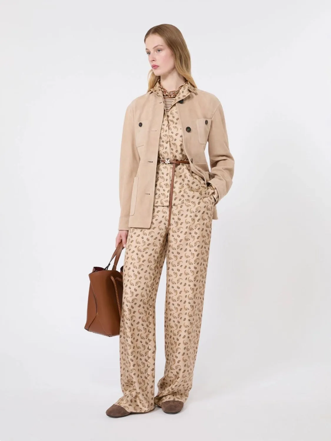 MSTFUXIA – SILK PALAZZO TROUSERS WITH PAISLEY PRINT sold by Lord & Taylor product image thumbnail 2