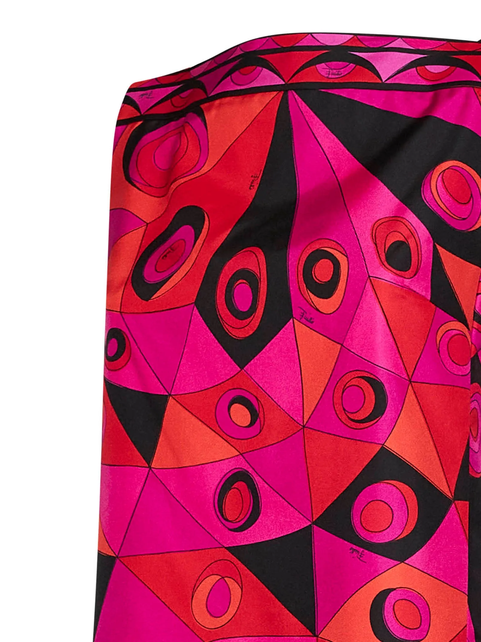 Mini Dress Fuchsia/Black Silk sold by Lord & Taylor product image thumbnail 3