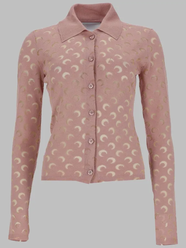 Cardigan Moon Pink made by Marine Serre