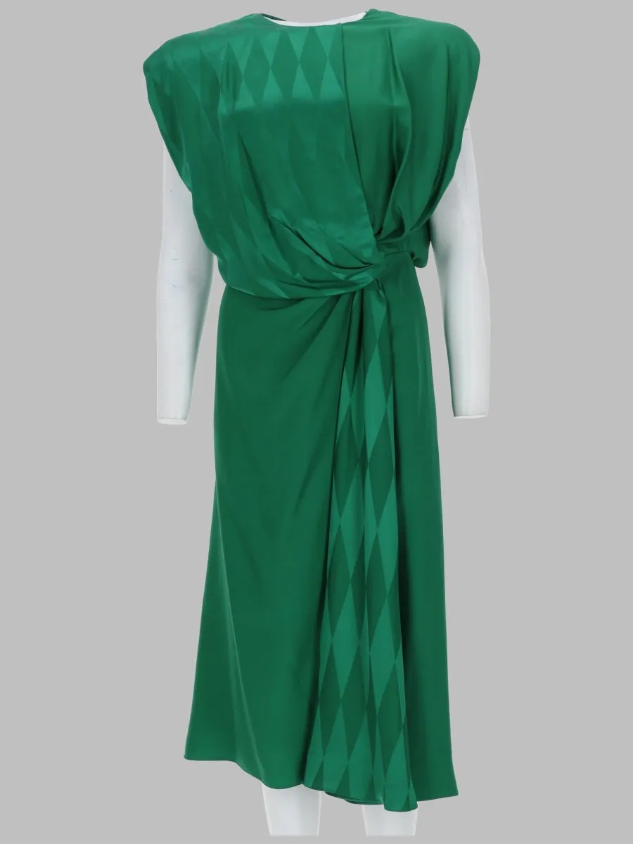 Dress Midi Silk Green sold by Lord & Taylor