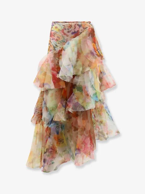 Maxi Skirt Luna Multicolour made by Zimmermann