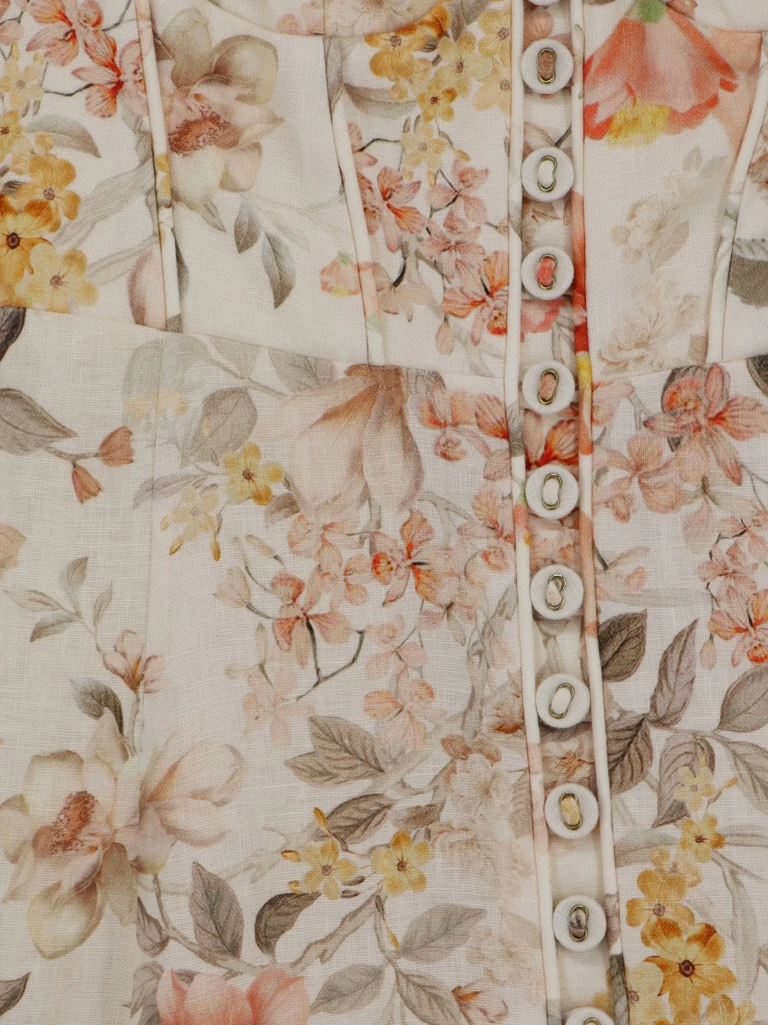 Dress Luna Linen Midi Beige sold by Lord & Taylor product image thumbnail 3