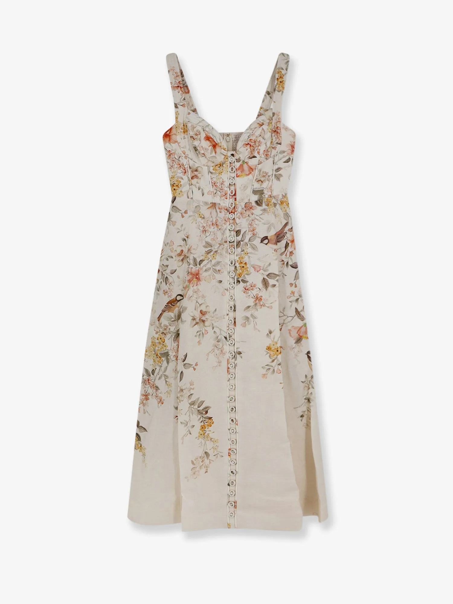 Dress Luna Linen Midi Beige sold by Lord & Taylor
