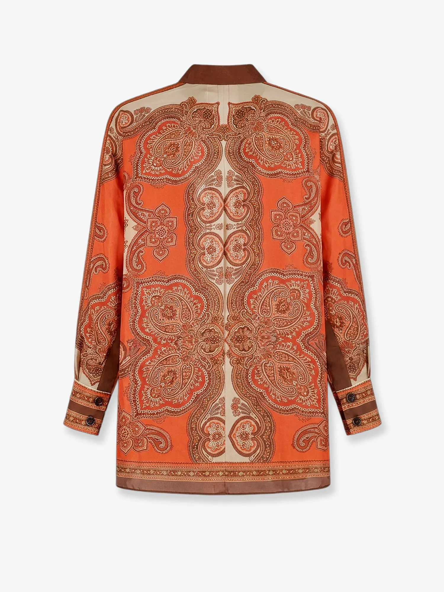 Shirt Mahon Dolman Brown Silk sold by Lord & Taylor product image thumbnail 2