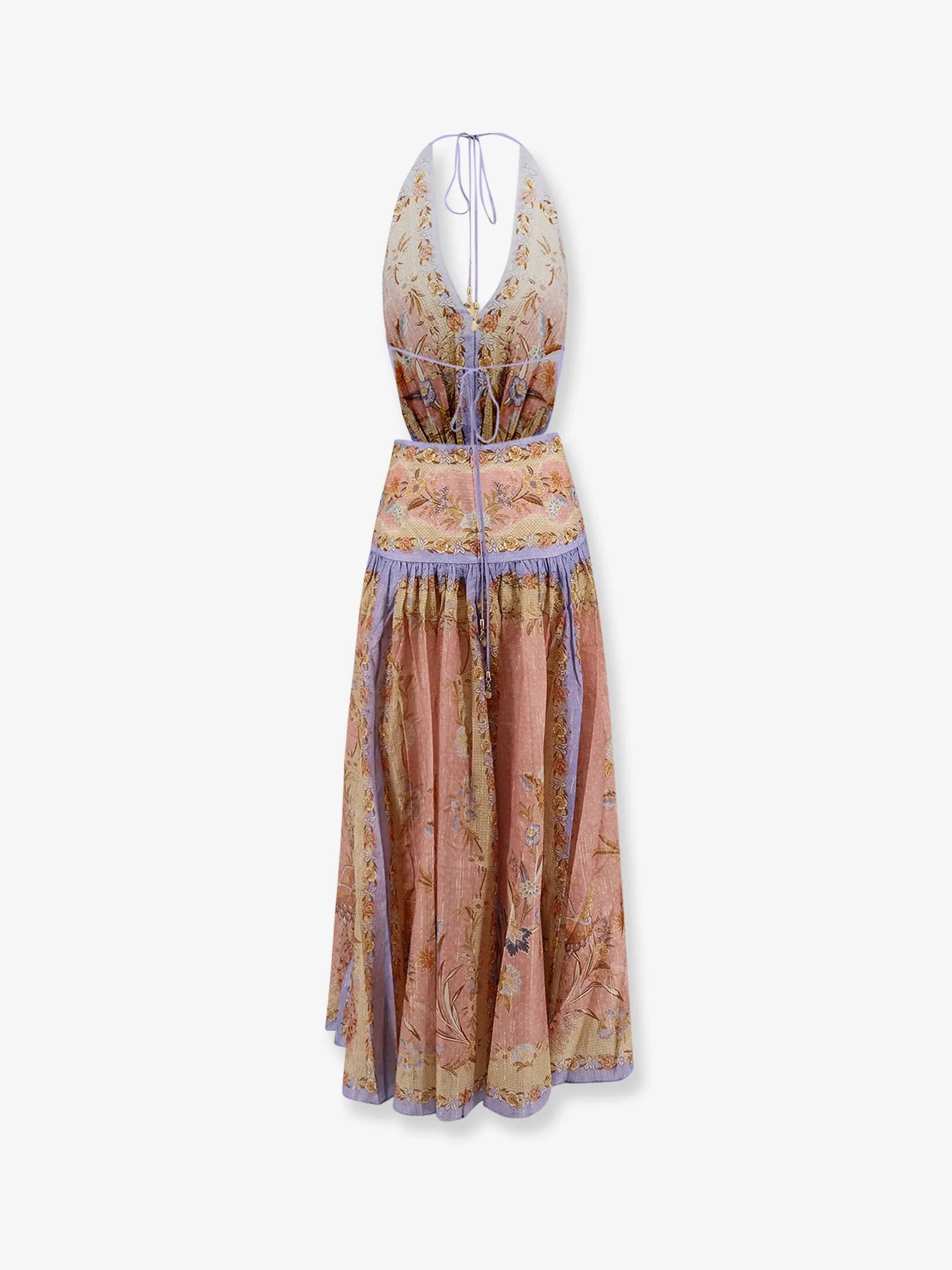 Long Dress Indra Pink Cotton-Silk sold by Lord & Taylor product image thumbnail 2