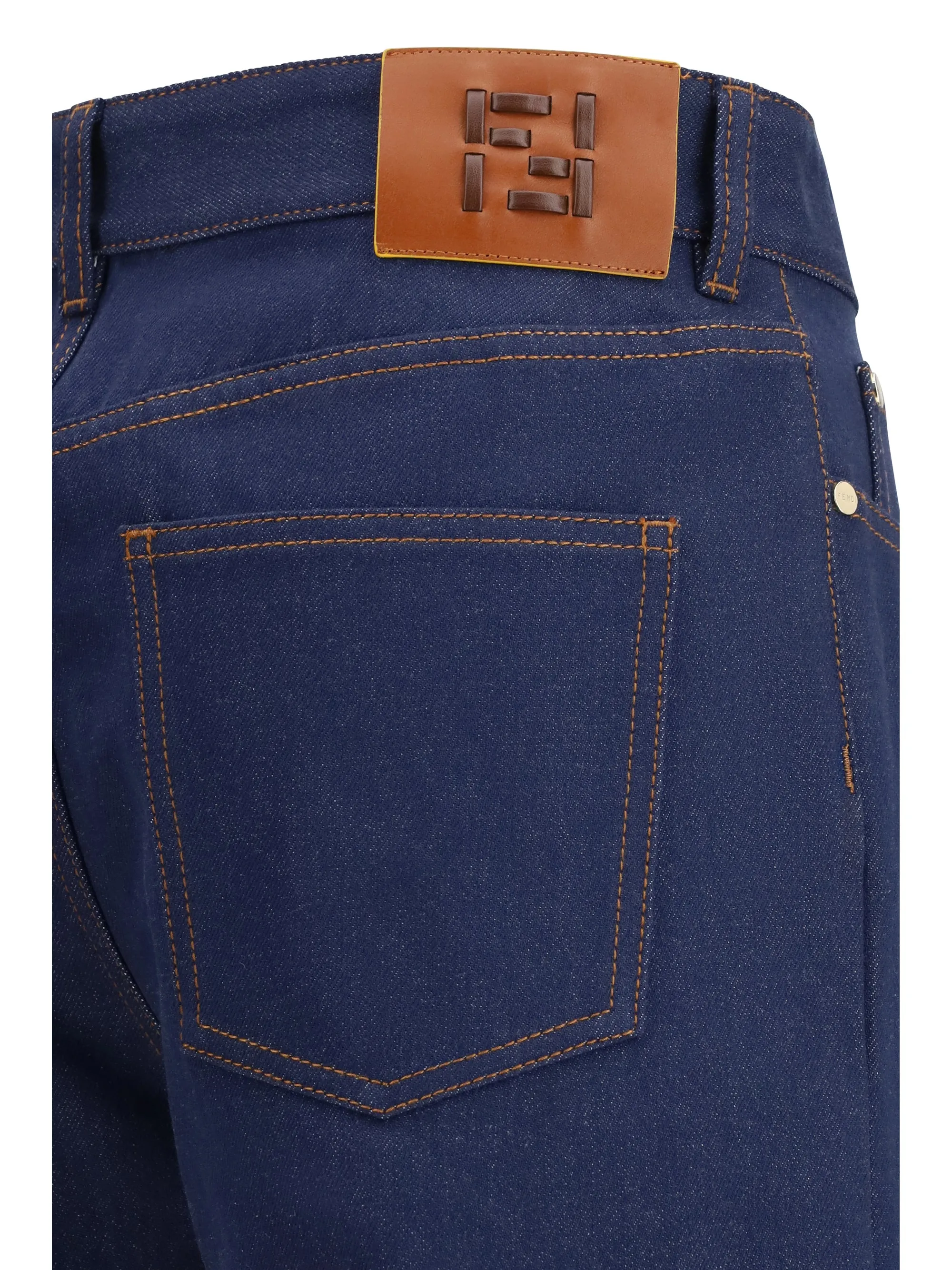 Jeans Straight Cut Navy sold by Lord & Taylor product image thumbnail 3