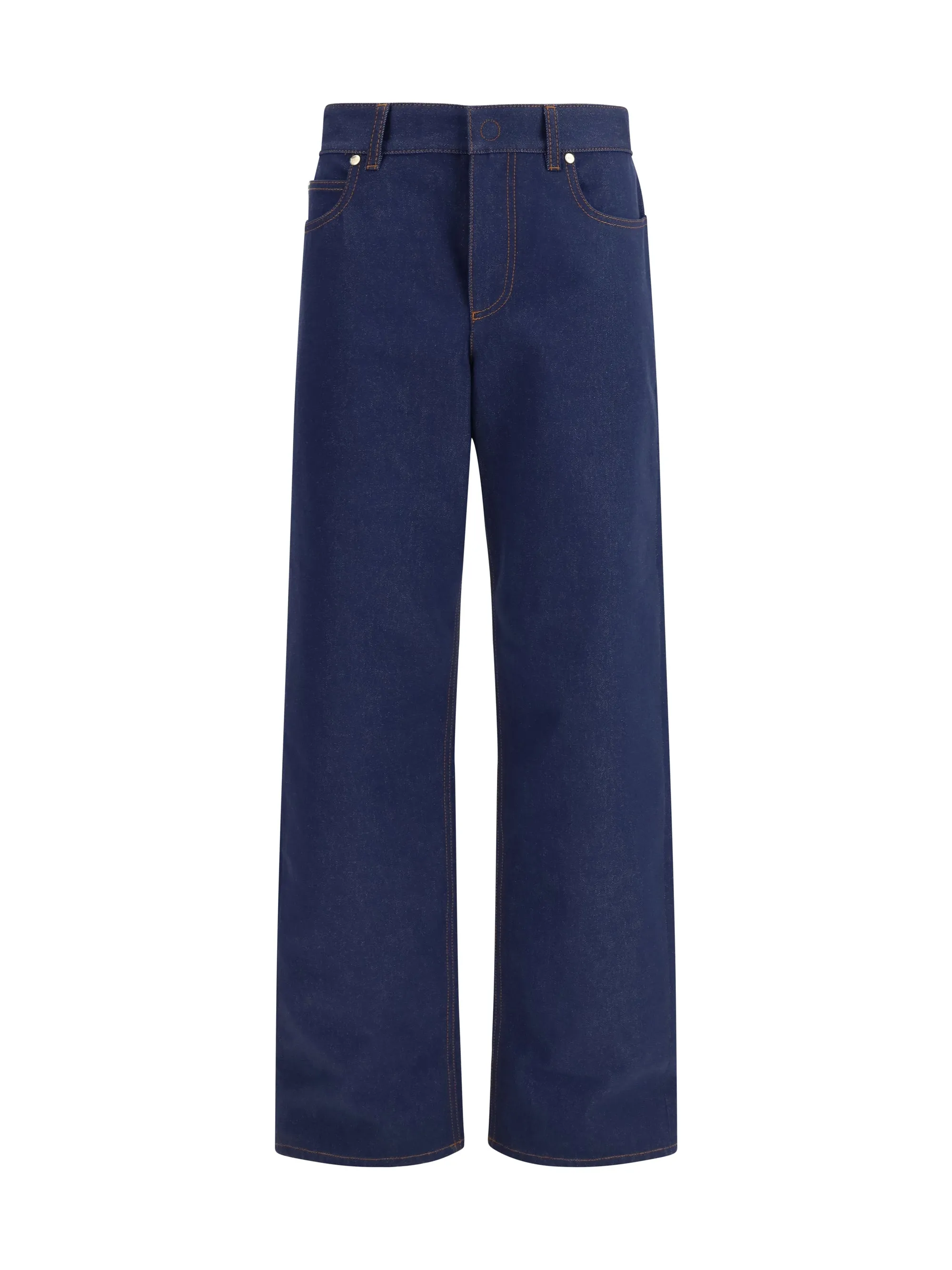 Jeans Straight Cut Navy sold by Lord & Taylor