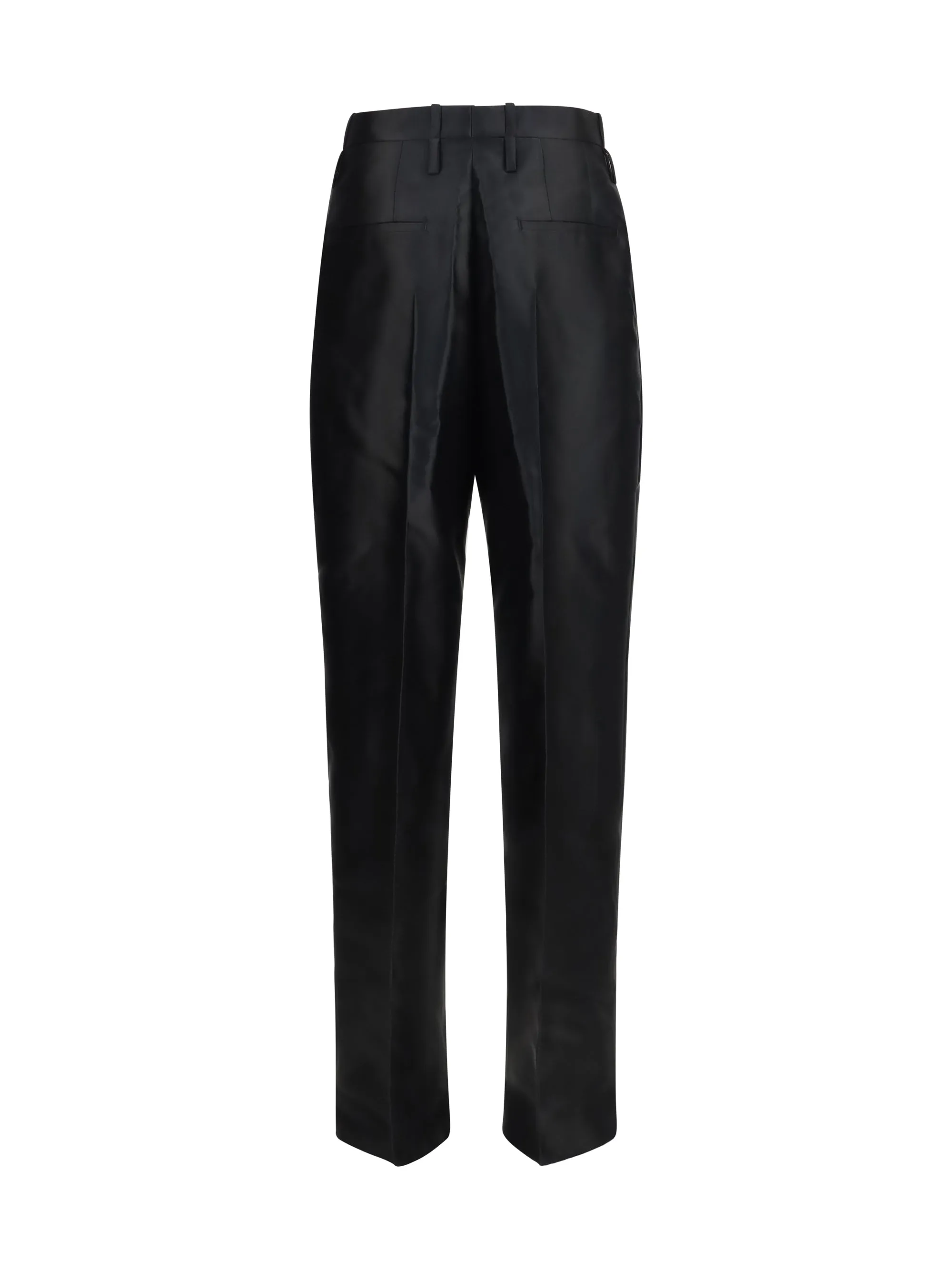 Tapered Wool Trousers Double Black sold by Lord & Taylor product image thumbnail 3