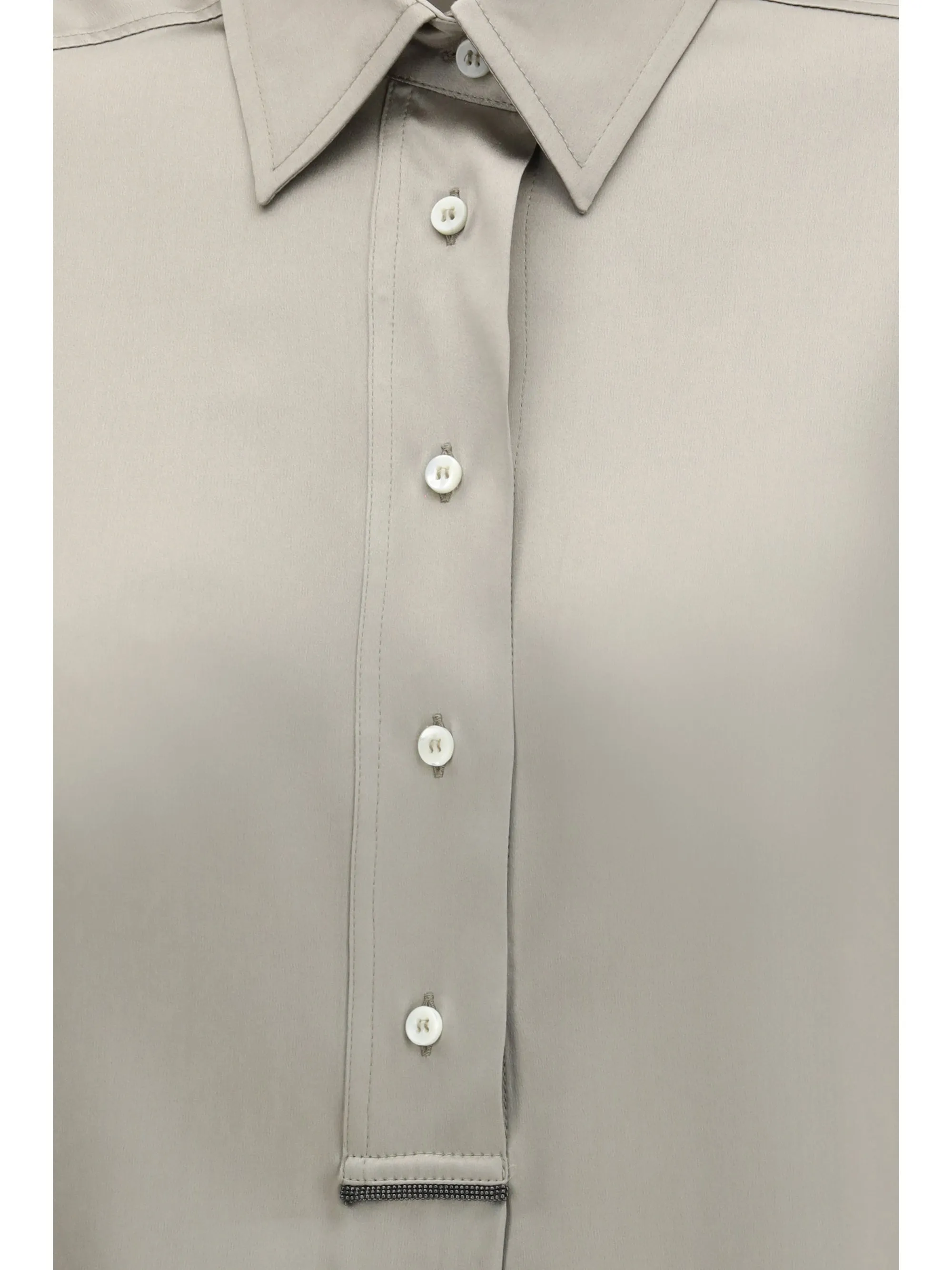 Silk Satin Shirt, Rosemary sold by Lord & Taylor product image thumbnail 2