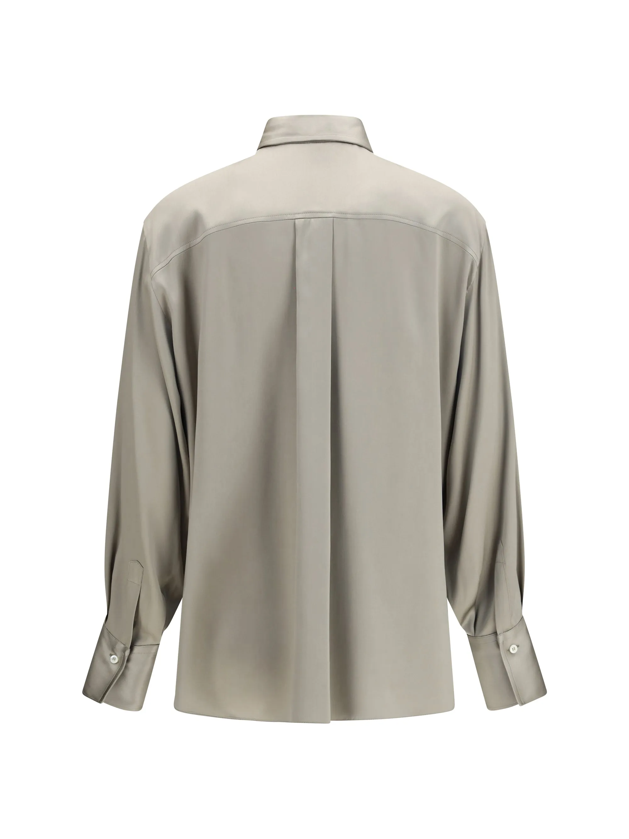Silk Satin Shirt, Rosemary sold by Lord & Taylor product image thumbnail 3