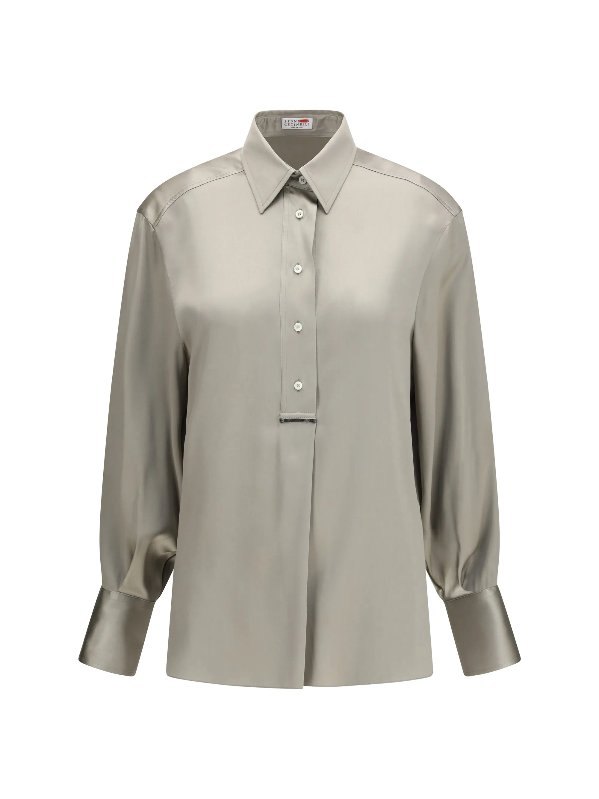 Silk Satin Shirt, Rosemary sold by Lord & Taylor