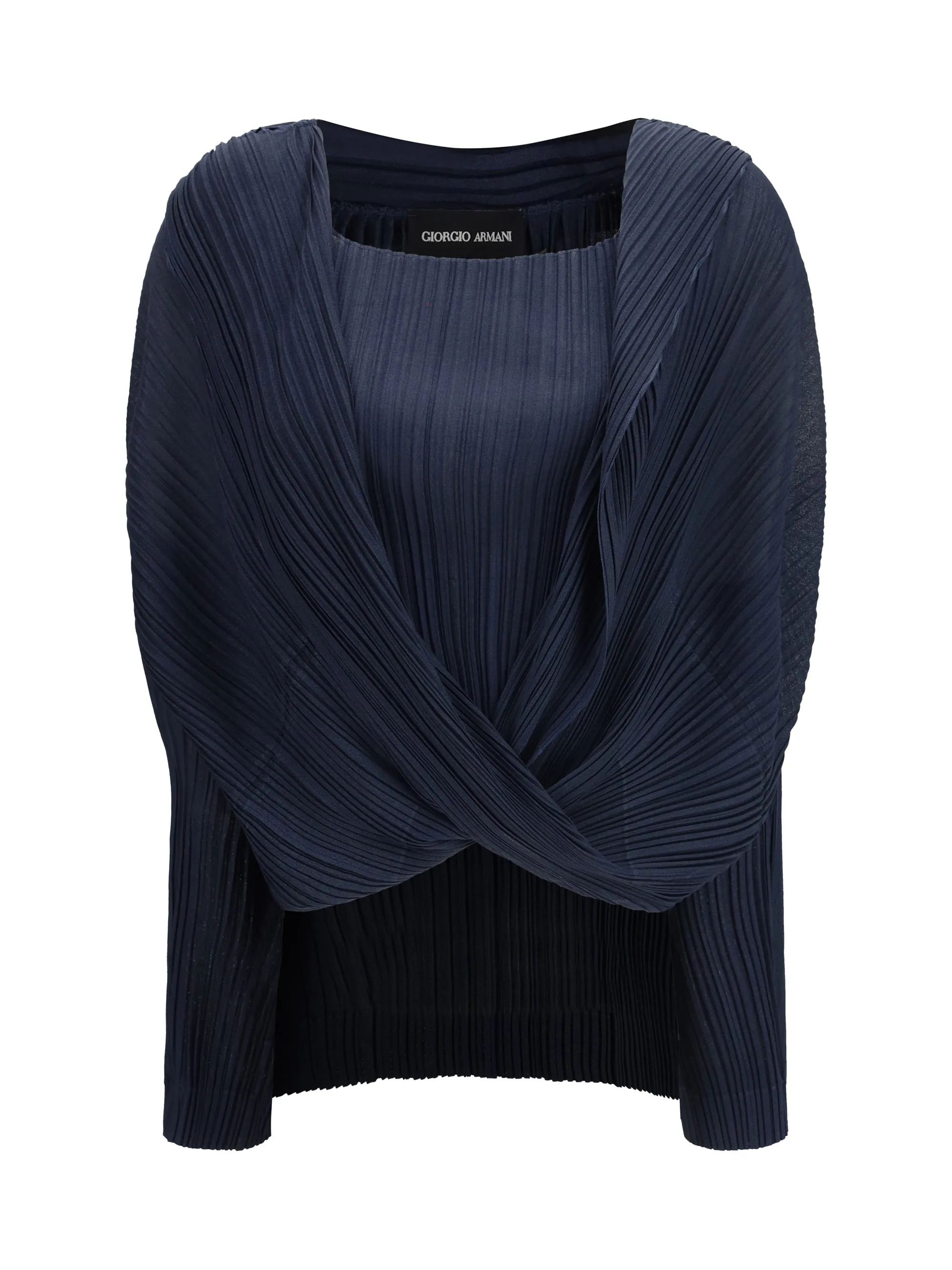 Pleated Blouse Maritime Blue sold by Lord & Taylor