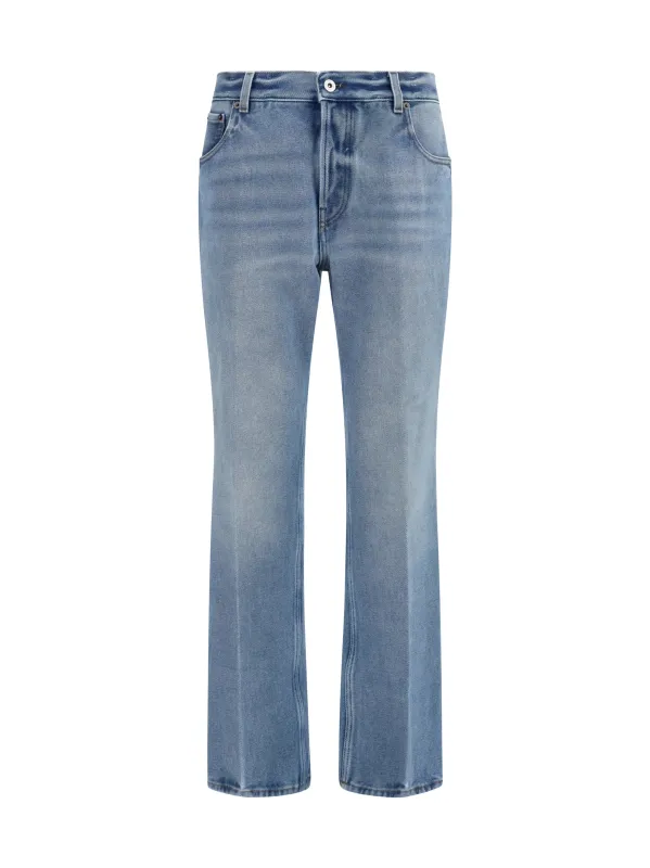 Jeans Washed Denim Light Blue made by Miu Miu