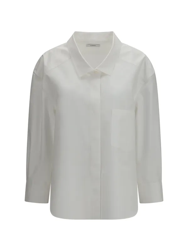Cotton Poplin Shirt White made by Givenchy