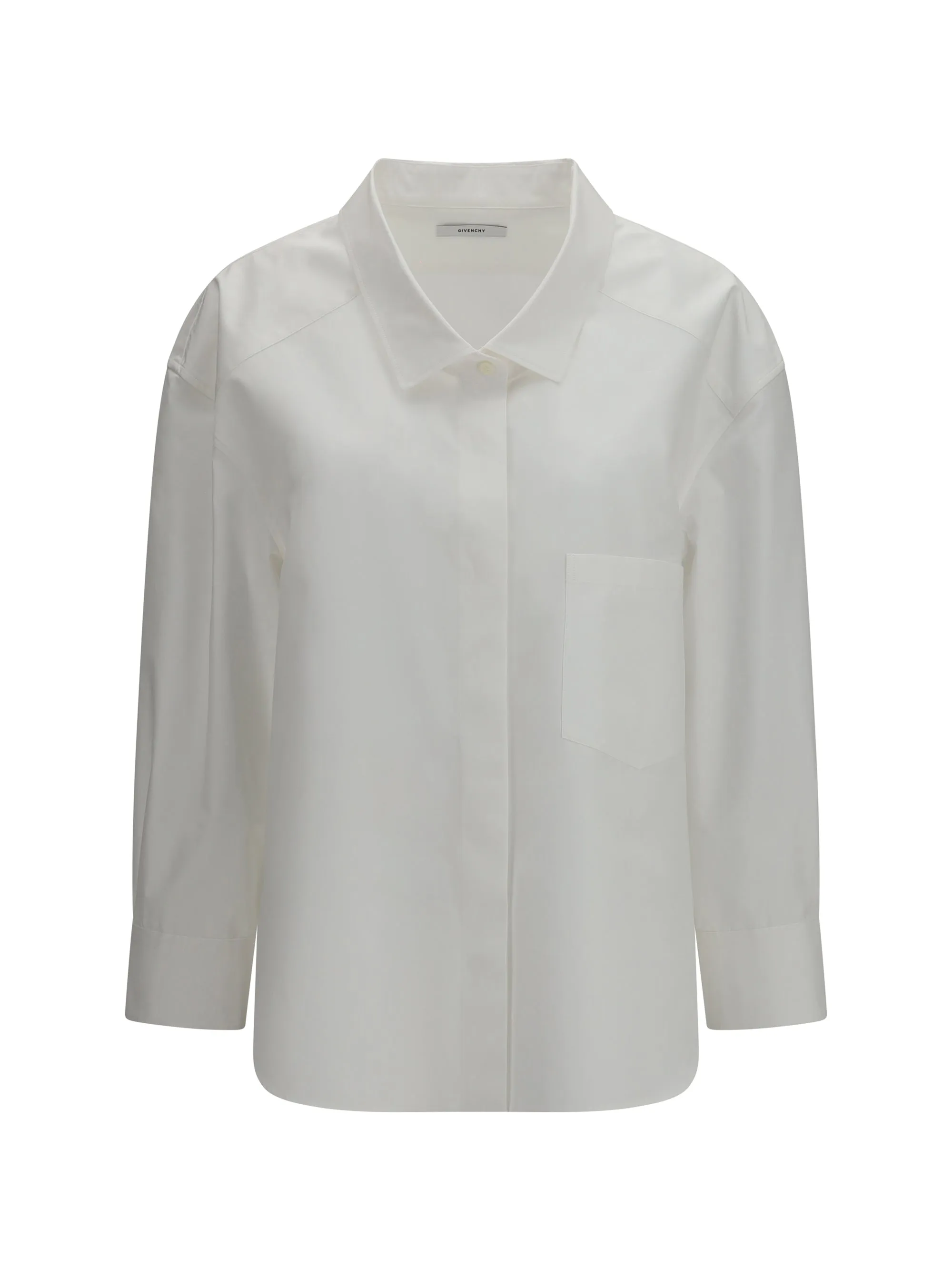Cotton Poplin Shirt White sold by Lord & Taylor