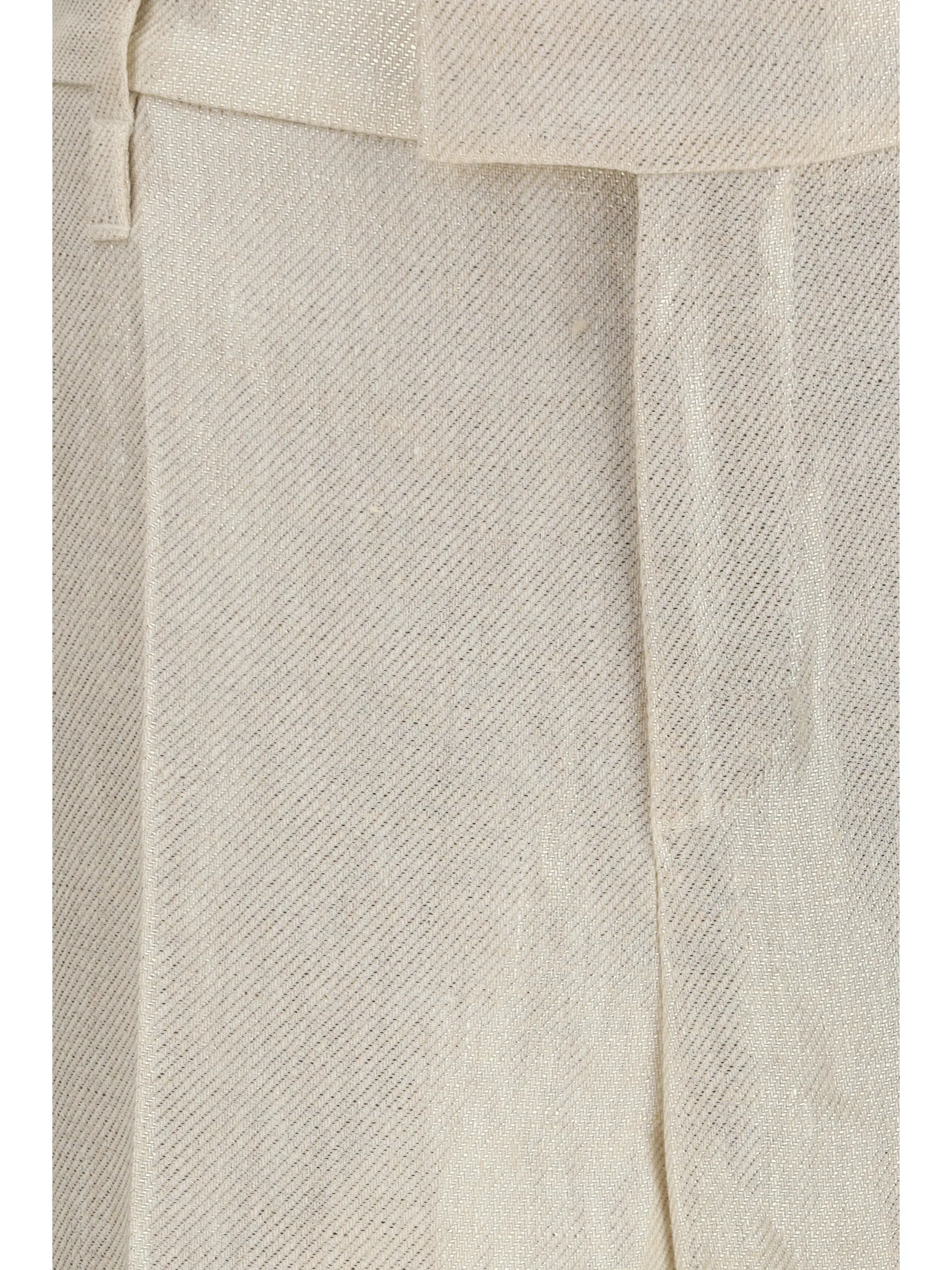 Tailored Linen Pants Panama/Platinum sold by Lord & Taylor product image thumbnail 2