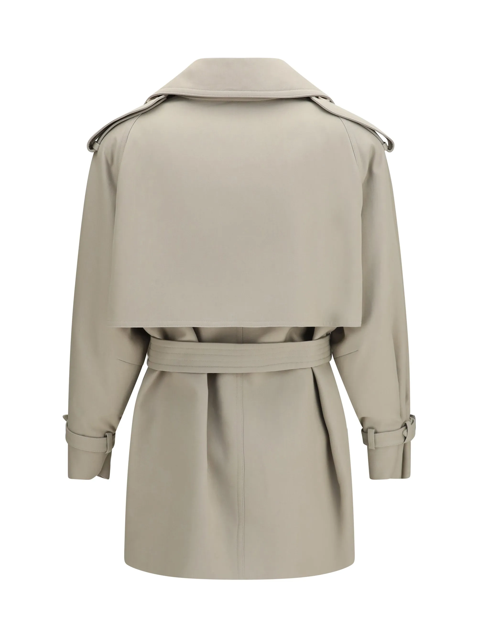 Trench Coat Short Cotton Sand sold by Lord & Taylor product image thumbnail 2