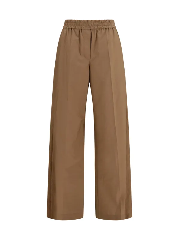 Trousers with Elasticated Waist, Dune made by Brunello Cucinelli