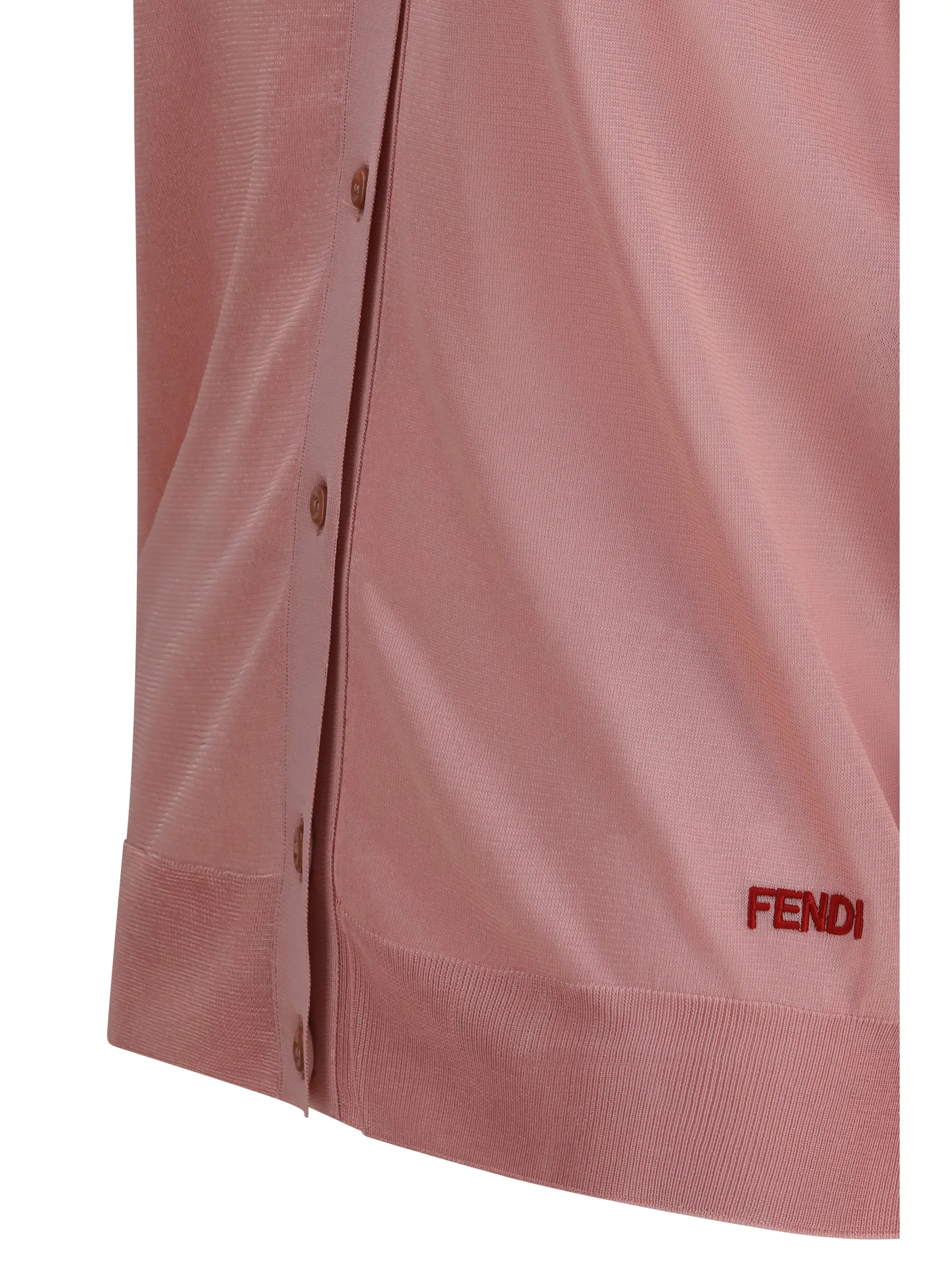 Crewneck Cardigan Viscose Pink sold by Lord & Taylor product image thumbnail 2