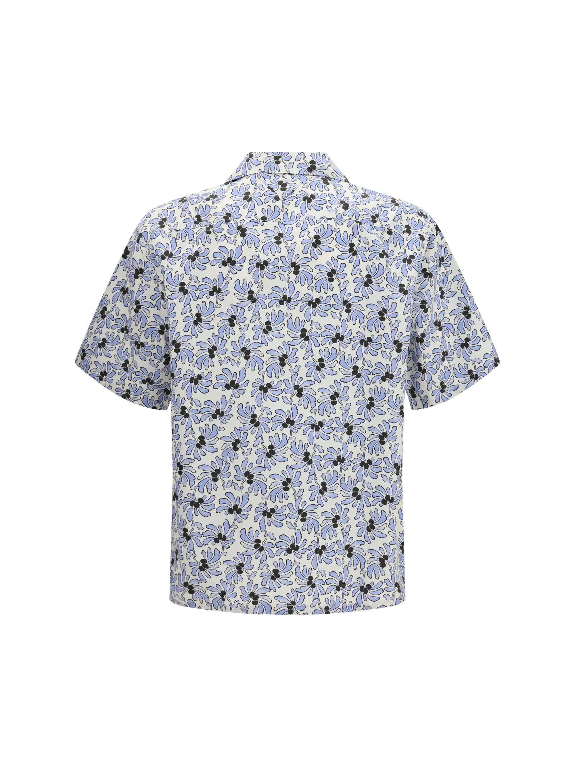 Shirt with Floral Print Ivory/Light Blue sold by Lord & Taylor product image thumbnail 3