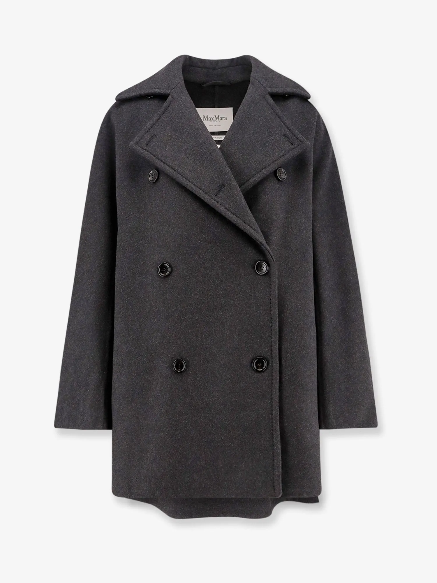 Coat Asturie Oversized Grey Wool-Cashmere sold by Lord & Taylor