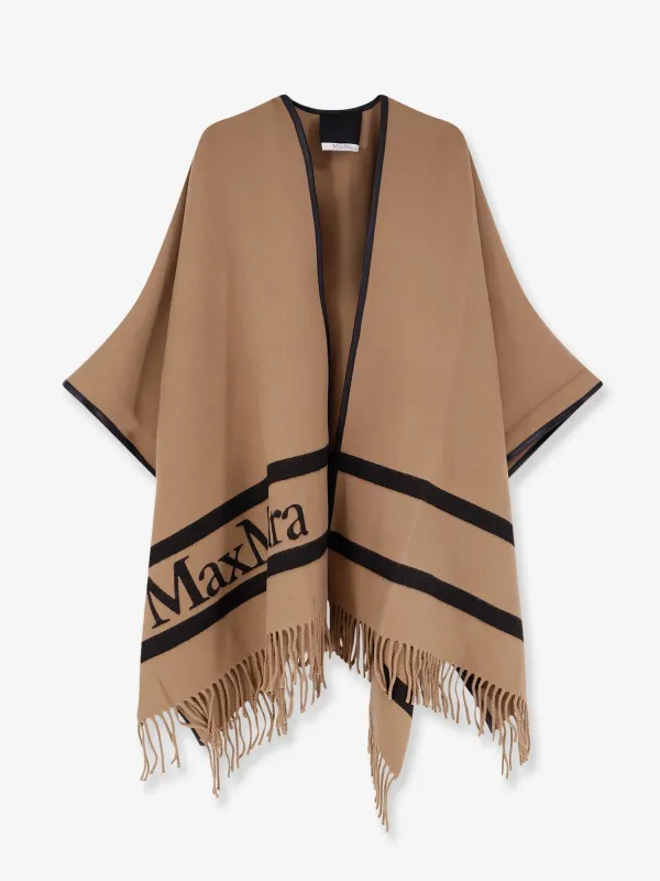 Cape Mxaaris Beige Wool made by MaxMara
