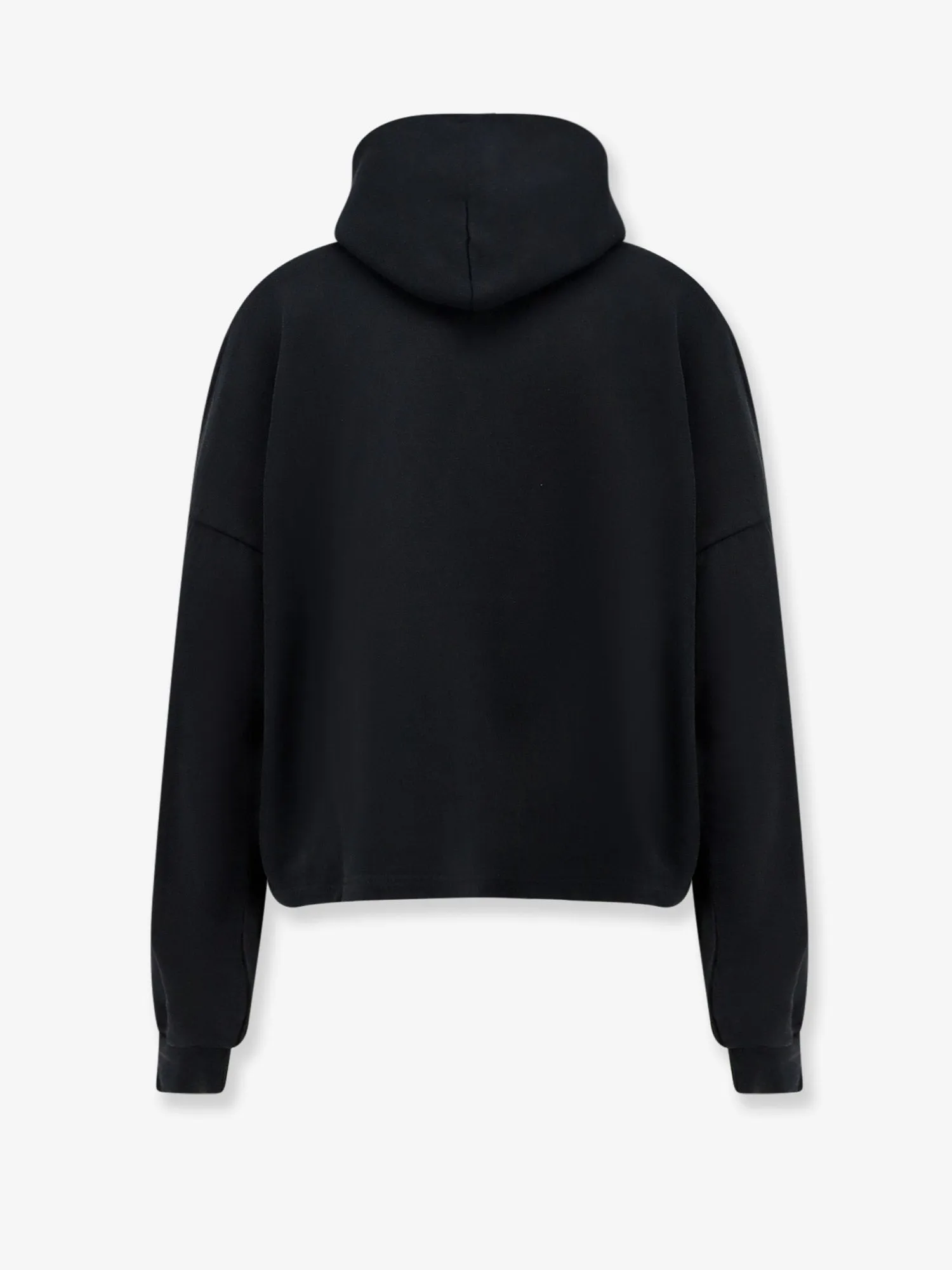 Sweatshirt Cropped Cotton Black sold by Lord & Taylor product image thumbnail 4