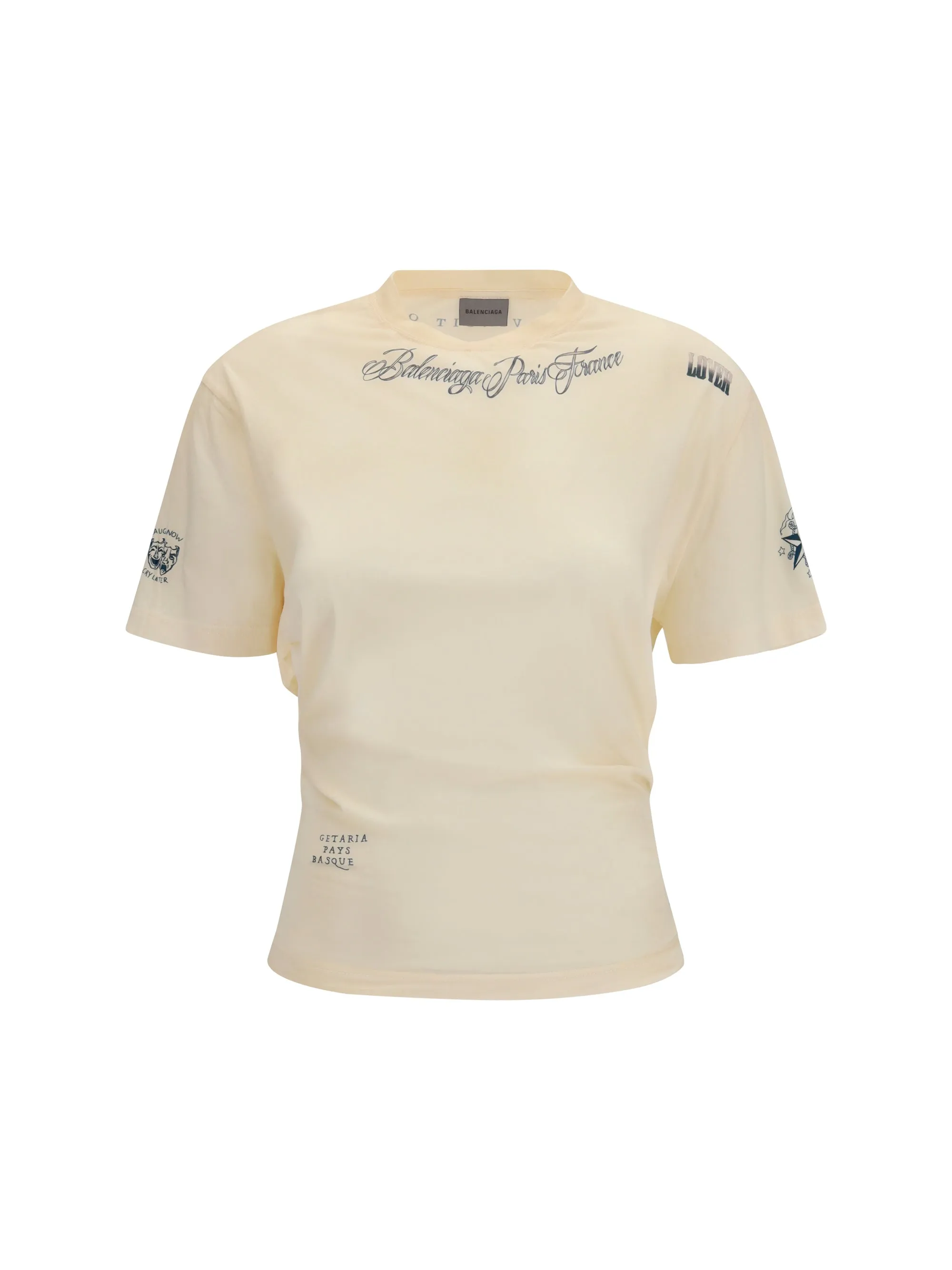 Cotton T-shirt Ivory sold by Lord & Taylor