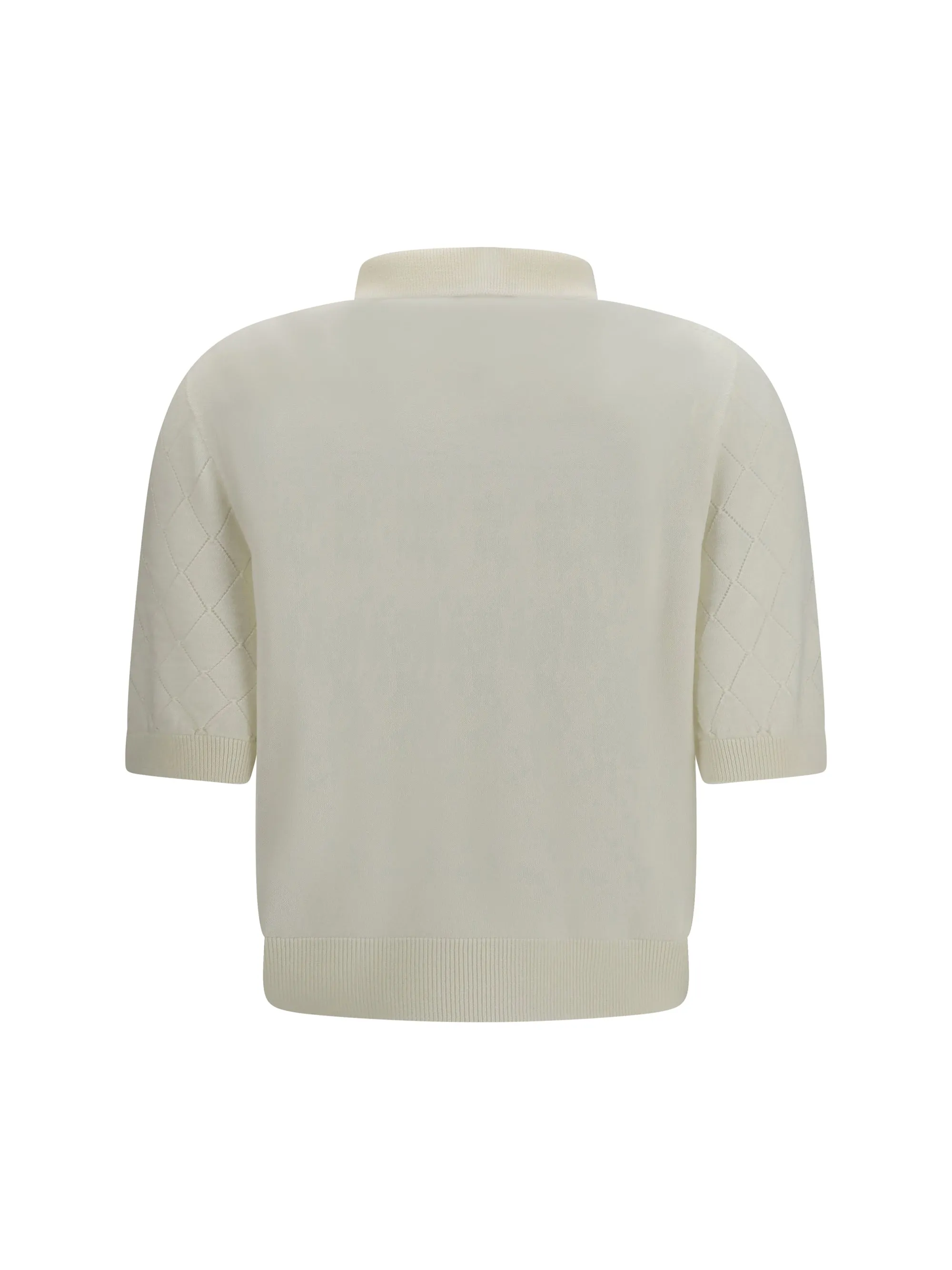Polo Top Wool White sold by Lord & Taylor product image thumbnail 2