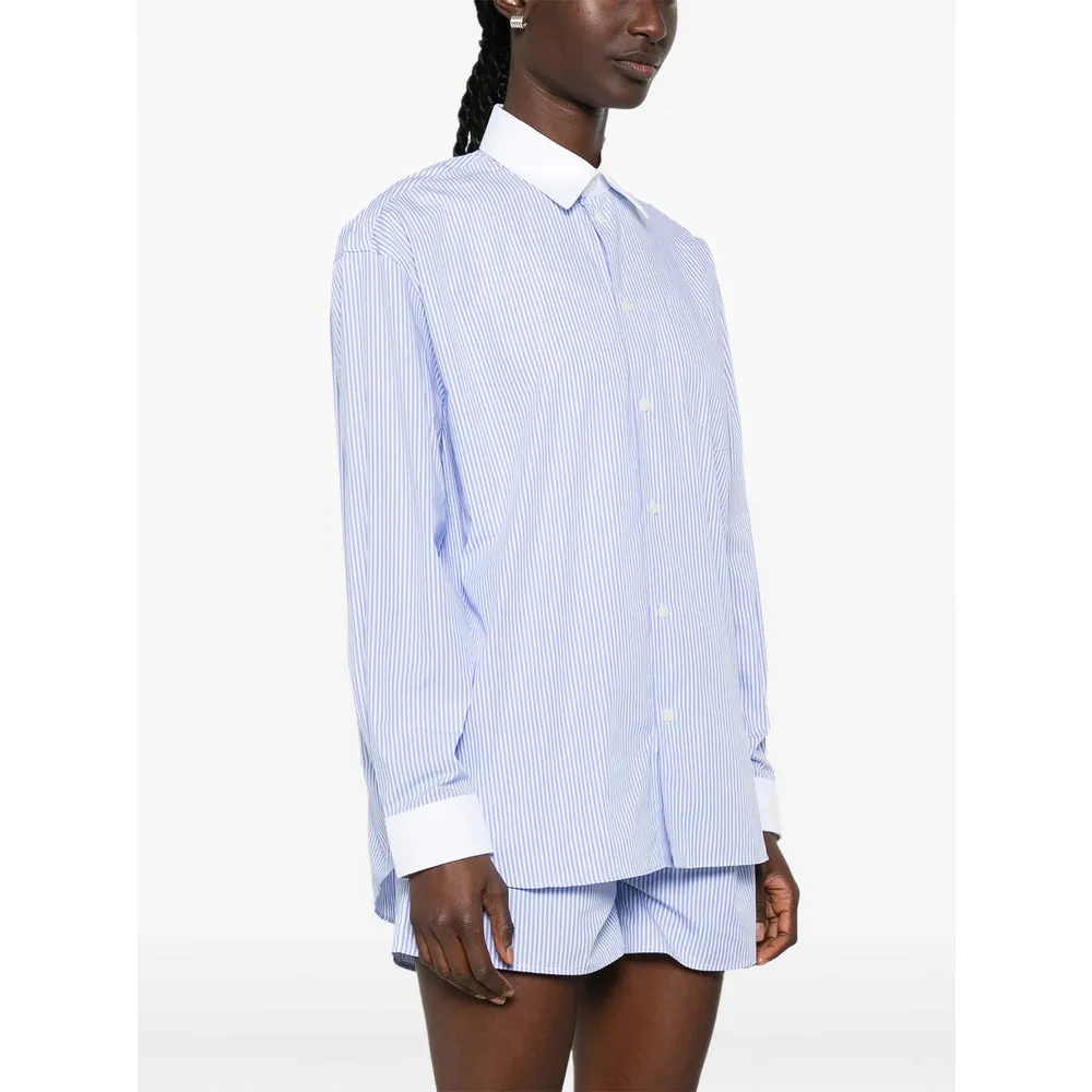Shirt Cotton White/Blue sold by Lord & Taylor product image thumbnail 4