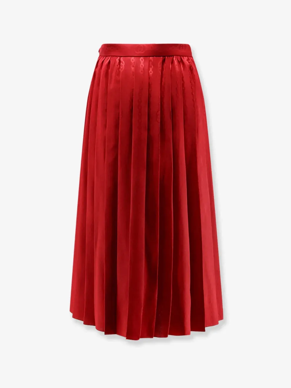 GG silk midi skirt sold by Lord & Taylor product image thumbnail 2