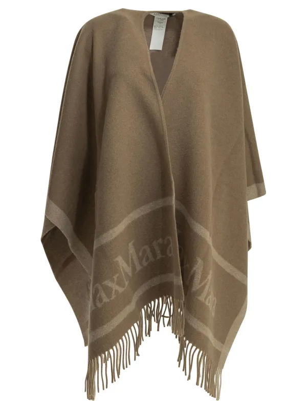 Wool cape made by MaxMara