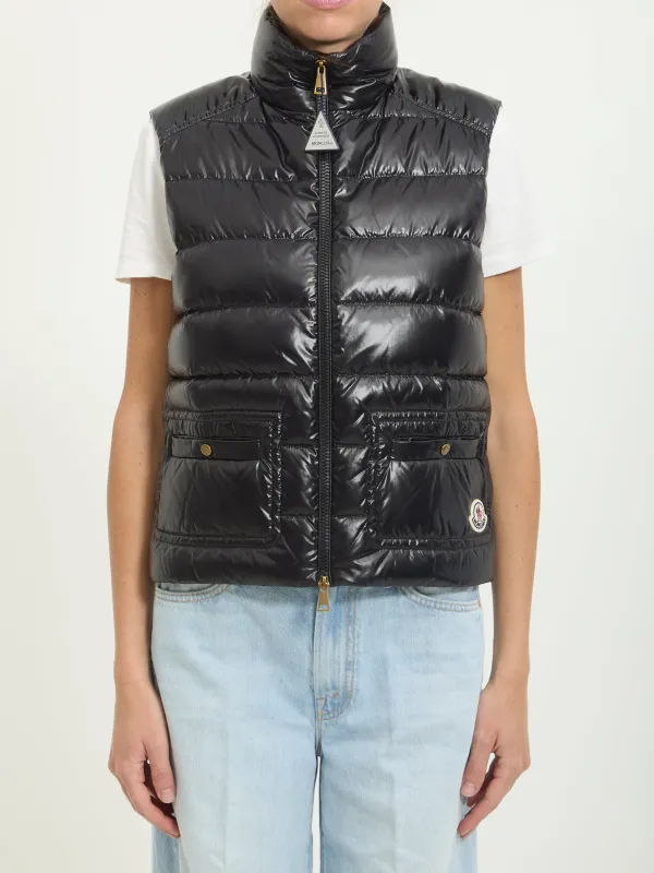 Frelon padded vest made by Moncler