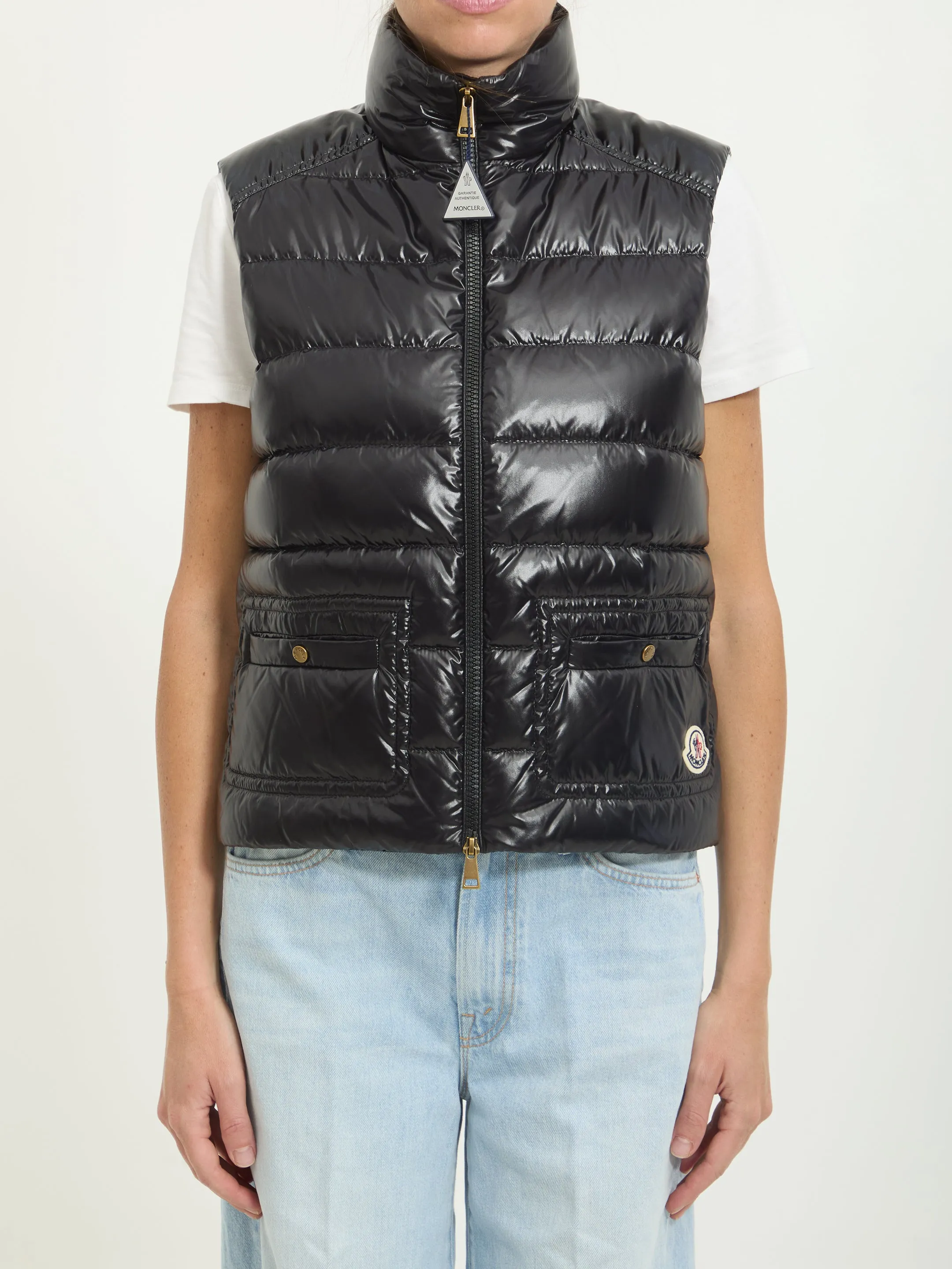 Frelon padded vest sold by Lord & Taylor