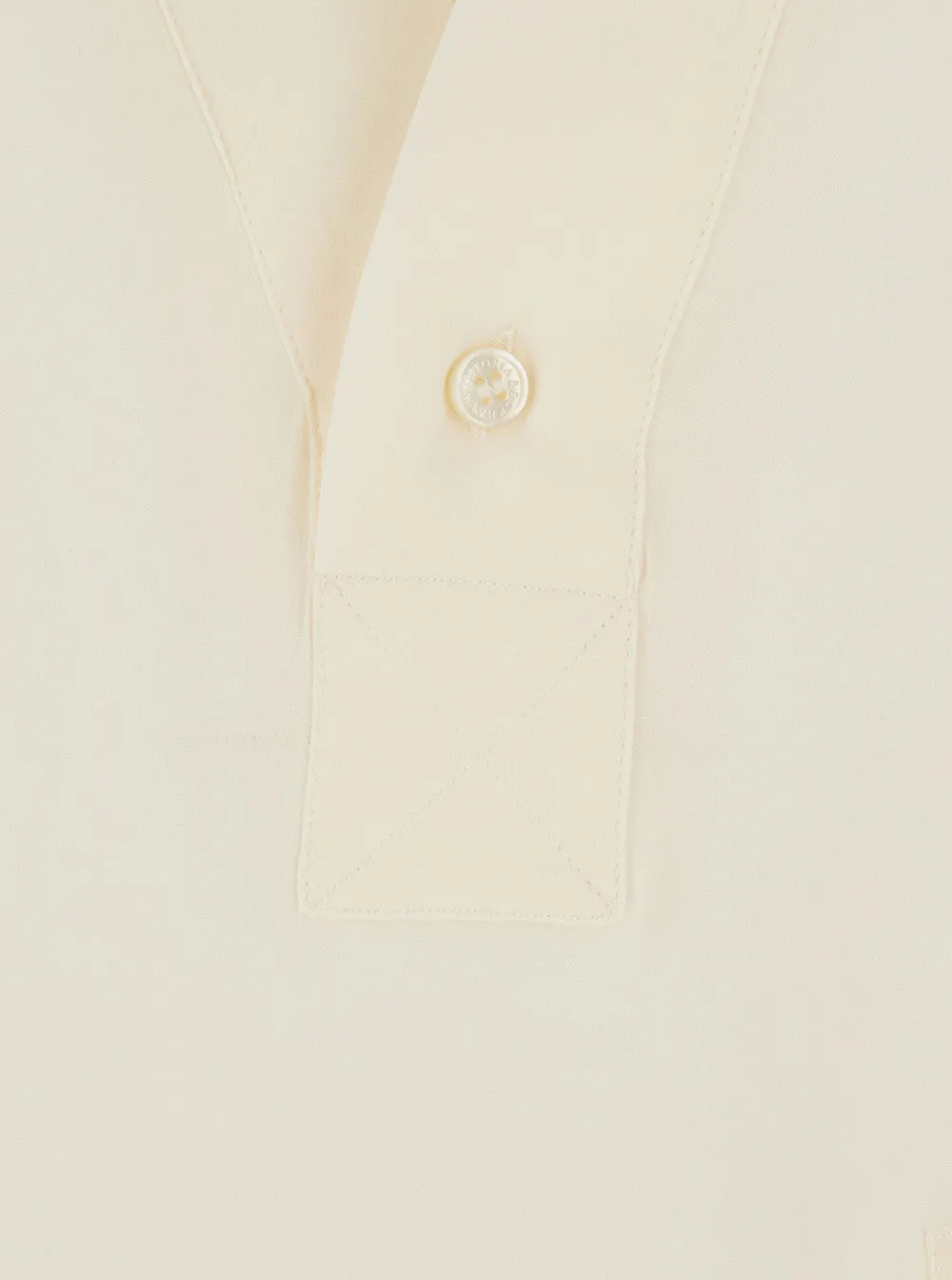 Blouse V-Neck Silk White sold by Lord & Taylor product image thumbnail 2