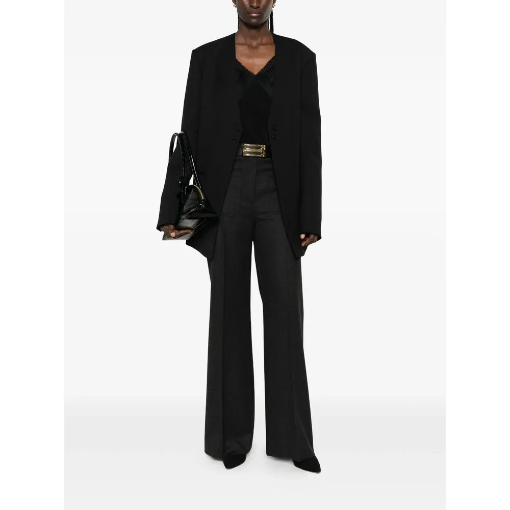 Wide-Leg Trousers Grey sold by Lord & Taylor product image thumbnail 4
