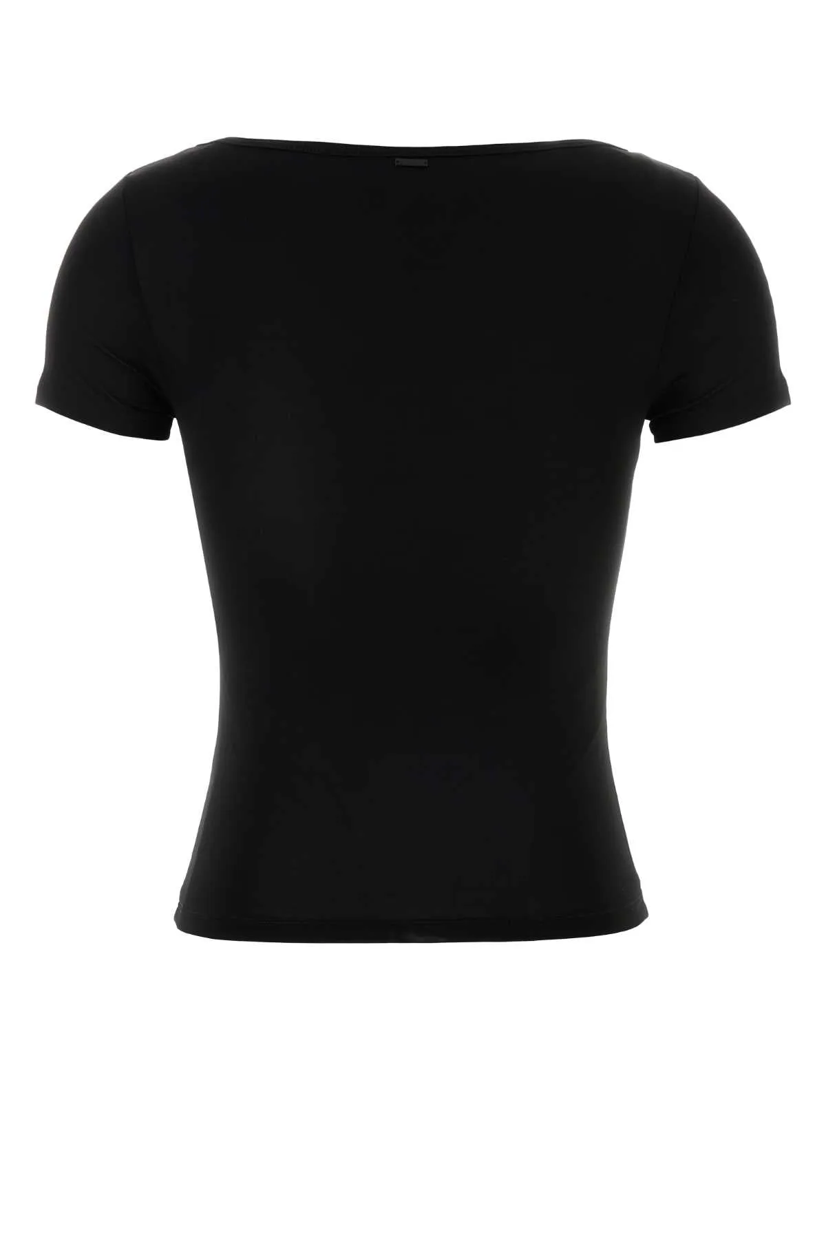 BLACK STRETCH JERSEY T-SHIRT sold by Lord & Taylor product image thumbnail 2
