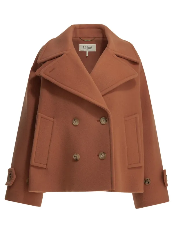 SHORT WOOL COAT made by Chloe