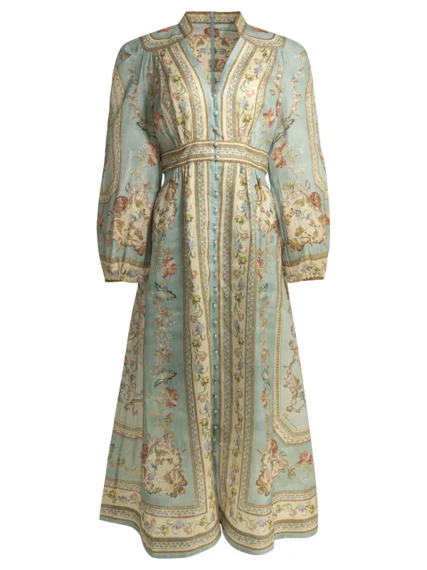 "ROSELIGHT" MIDI DRESS made by Zimmermann