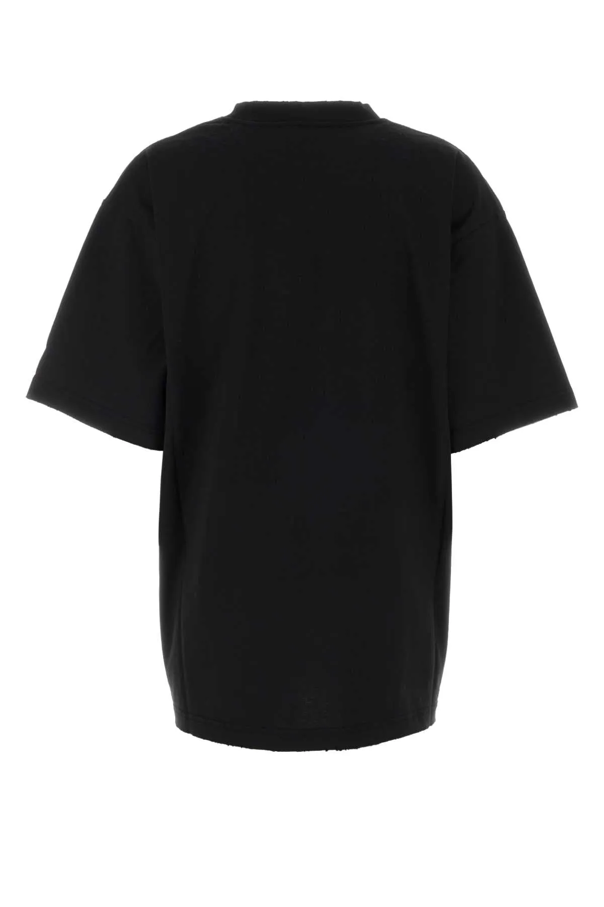 BLACK COTTON OVERSIZE T-SHIRT sold by Lord & Taylor product image thumbnail 2
