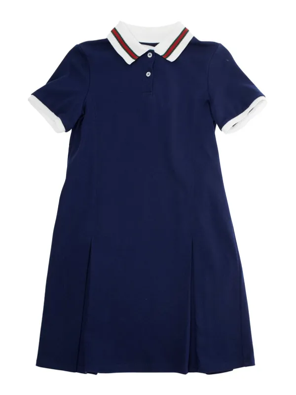 Polo Dress Blue made by Gucci