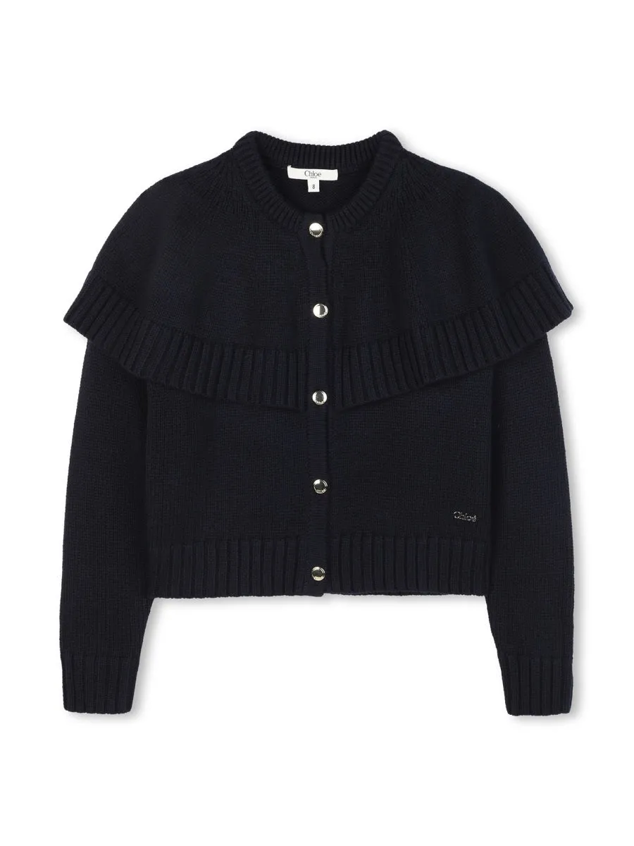Cardigan Tricot Blue sold by Lord & Taylor