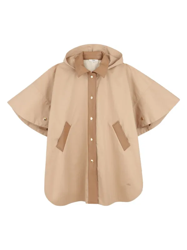 Cape Mantellina White made by Chloe