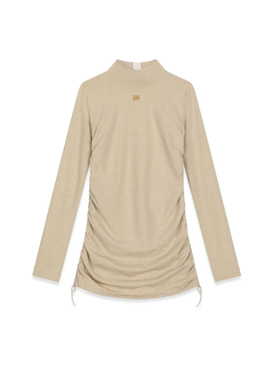 Long Sleeve Dress Gold sold by Lord & Taylor