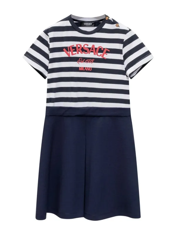 Dress Blue made by Versace
