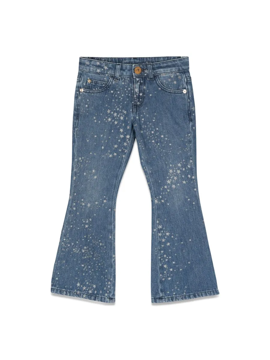 Jeans with Glitter Print sold by Lord & Taylor